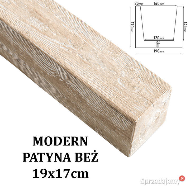Belka Modern 19x17 Patyna Beż małopolskie Gdów