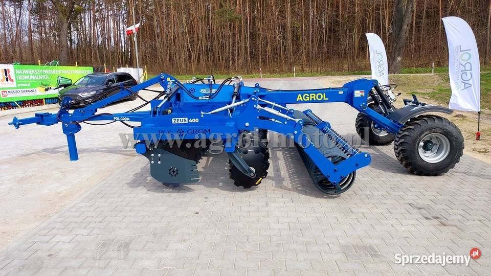 Brona talerzowa Agregat 4m ciągana POL GROM pomorskie Sztum sprzedam