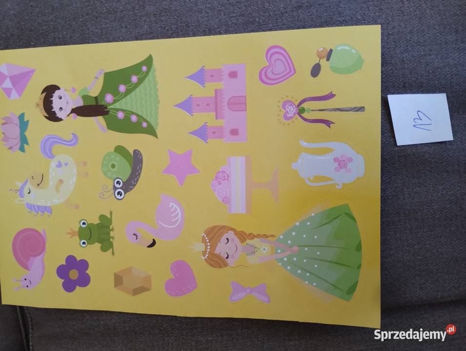 Naklejki ksiezniczki sprzedam