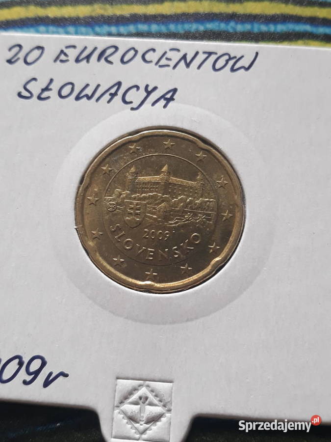 20 Eurocentów Słowacja 2009 r Kolekcje Konin