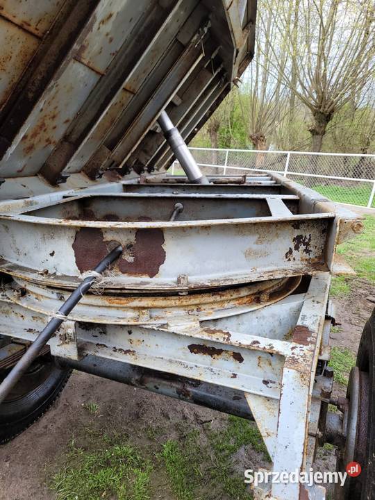 Przyczepa wywrotka D 55d 47D 732 transport nieuszkodzony mazowieckie Siedlce