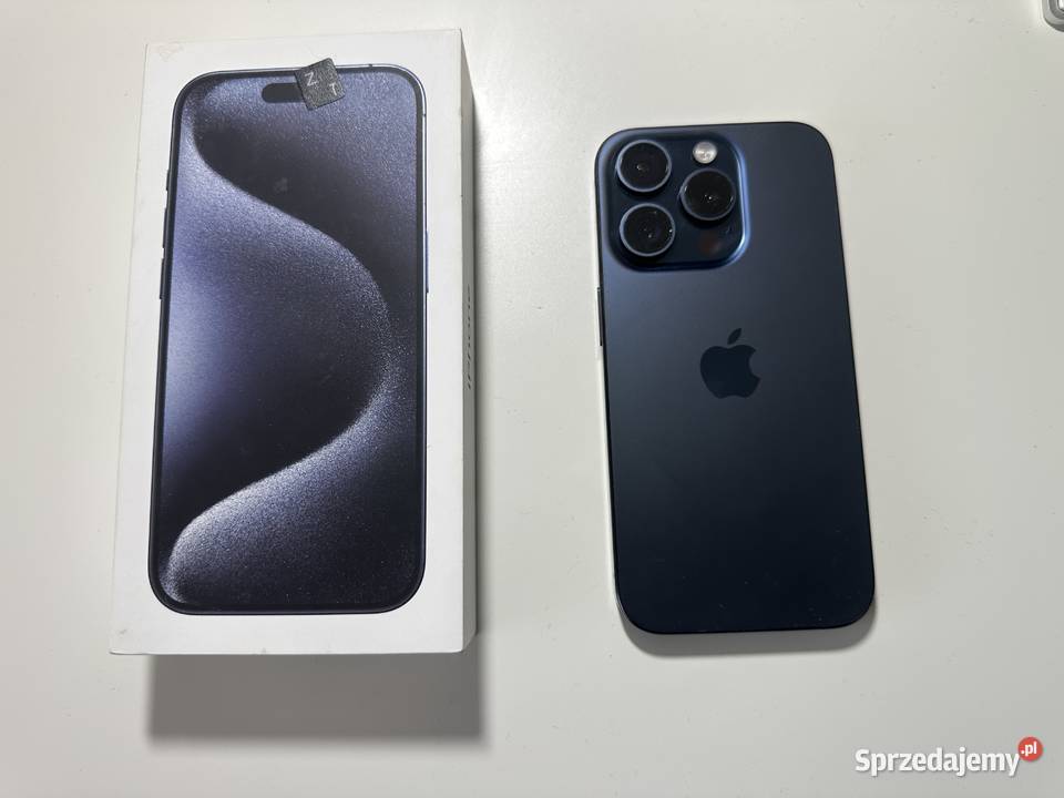 Sprzedam iPhone 15 Pro 128GB Blue Titanium 86 Nowa Sarzyna sprzedam