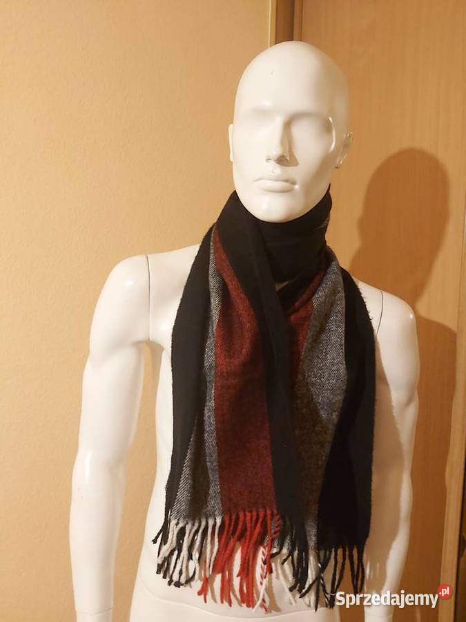 Szalik trójkolorowy bawełniany Kraków sprzedam