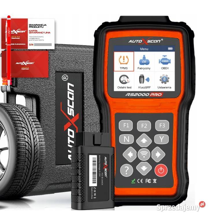 AUTOXSCAN RS2000 PRO TPMS Programator czujników lubuskie Gorzów Wielkopolski