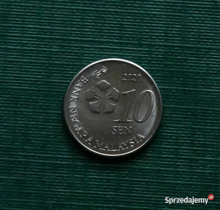 MALEZJA 10 senów 2020r Gliwice sprzedam