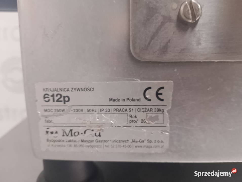 Krajalnica Maga 612p dolnośląskie Wrocław sprzedam