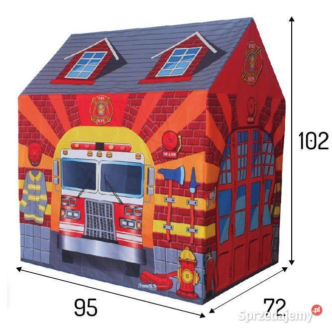 Namiot dzieci domek strażaka Iplay