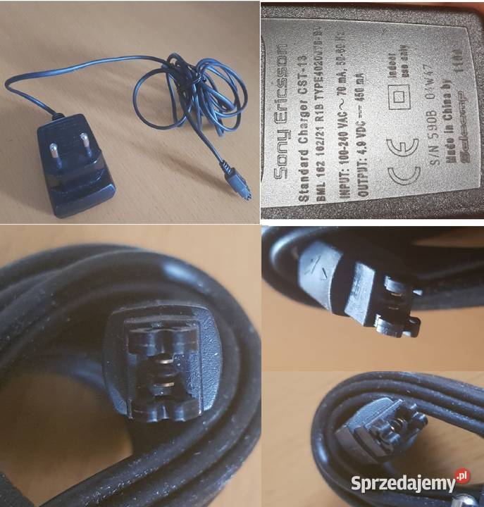 sony ładowarka kabel zasilający zasilacz wtyczka Kielce