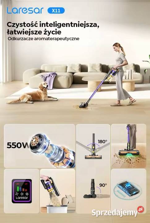 Bezprzewodowy Odkurzacz Laresar X11 Moc 550W mazowieckie Siedlce