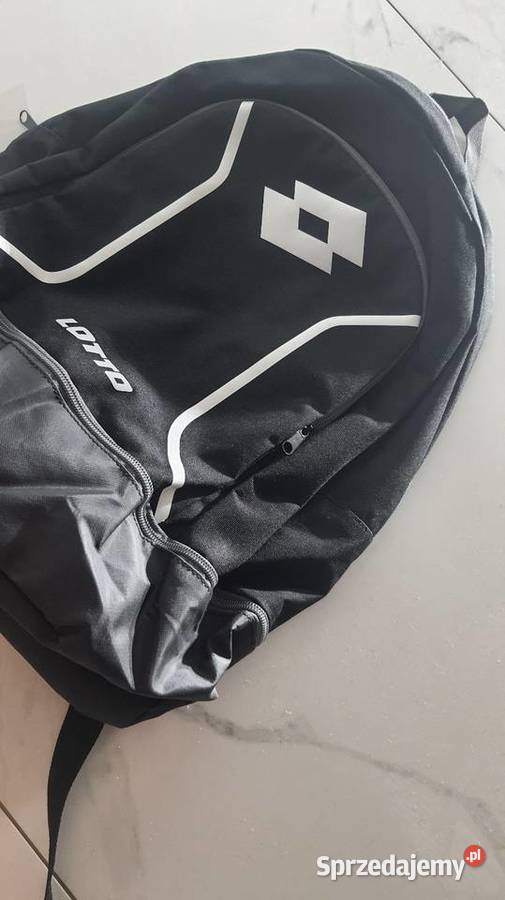 Czarny plecak lotto Suwałki