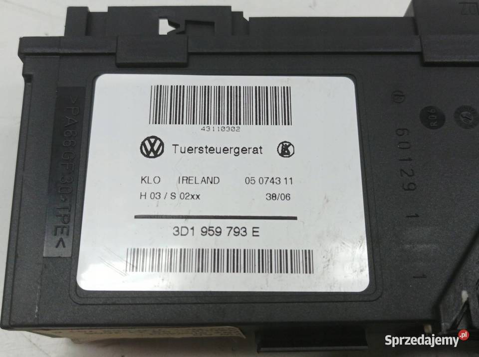 SILNICZEK SZYBY KPL PRZÓD 3D1959792E 3D1959793E