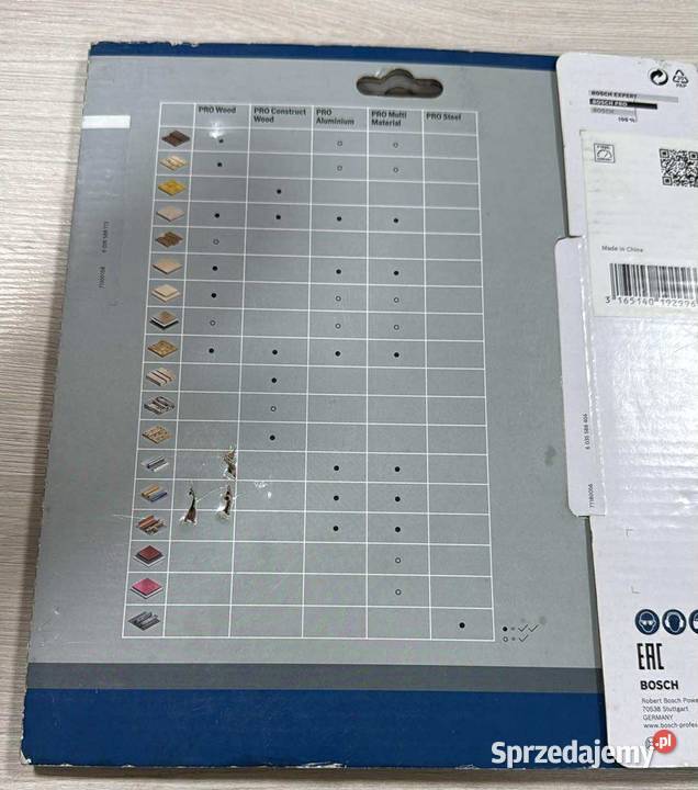 Tarcza pilarska Bosch Multi Material 190mm Tarcze Elbląg