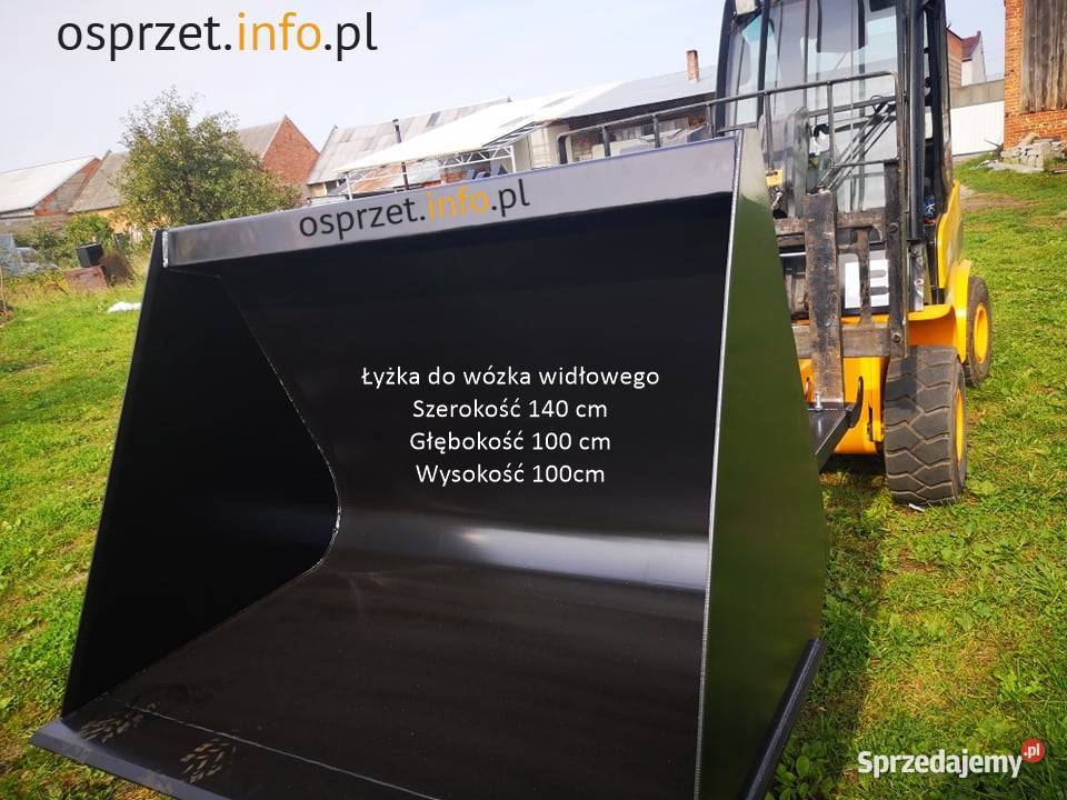 Łyżka do wózka widłowego wysoki wysyp 140 Rzeszów sprzedam