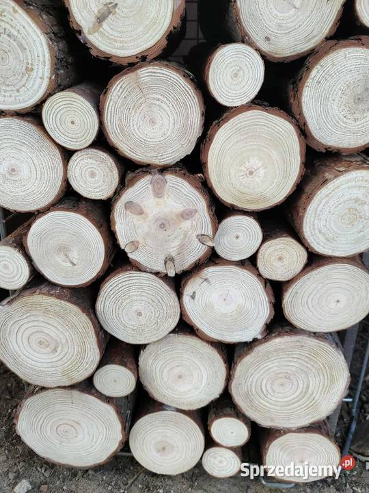 Wnęka kominka drewno pieńki mix natura 40x40x30 podkarpackie Kulno sprzedam