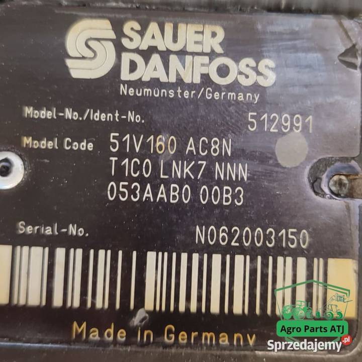 Silnik jazdy SAUER 51V160AC8N Bobcat T 3571 Ciechanowiec sprzedam