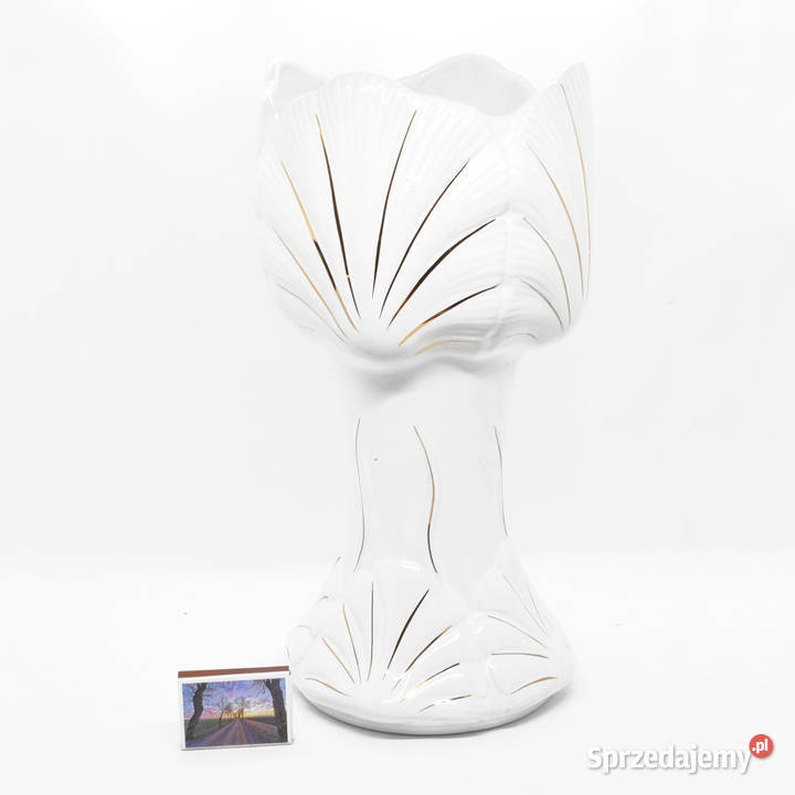 Duży porcelanowy wazon donica Bogucice Polska Warszawa