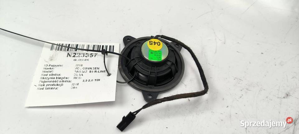 GŁOŚNIK VOLKSWAGEN PASSAT B8 RLINE 3G0035415D Lipno sprzedam
