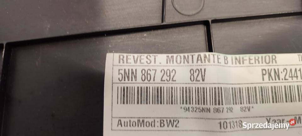 VW TIGUAN II ALLSPACE OSŁONA SŁUPKA PRAWA sprzedam