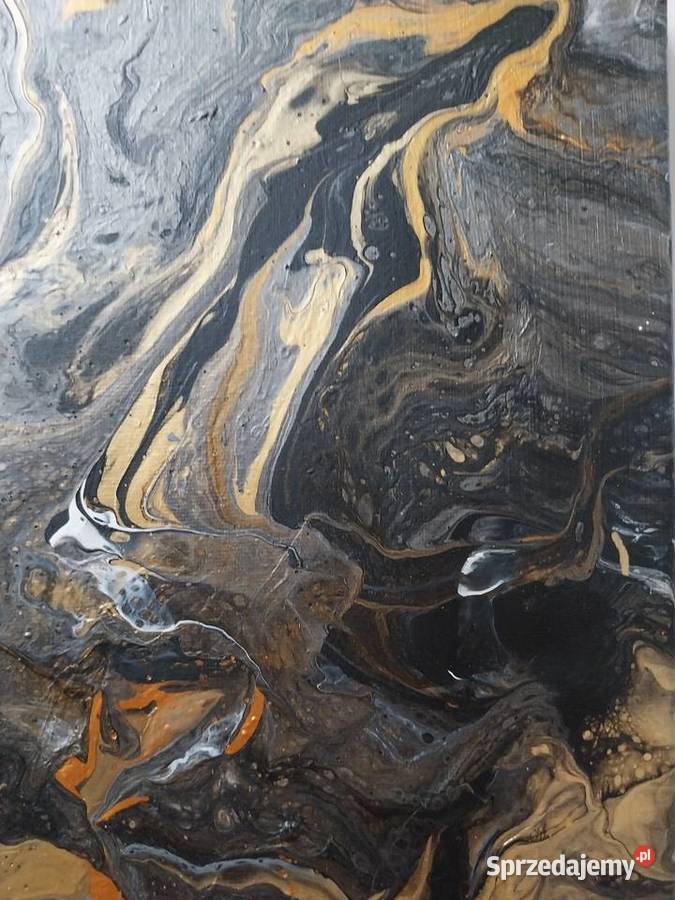 Bezdroża Otchłani własnoręcznie malowany obraz wielokolorowy