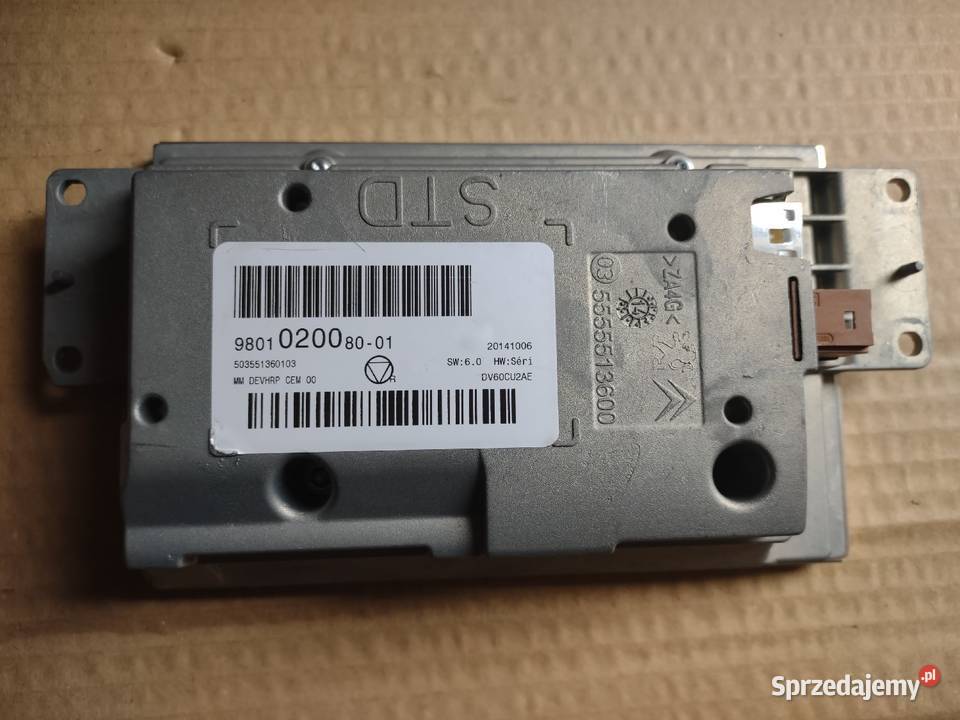 Wyświetlacz Nawigacji Citroen C5 III Lift 2014r osobowe Tarnów