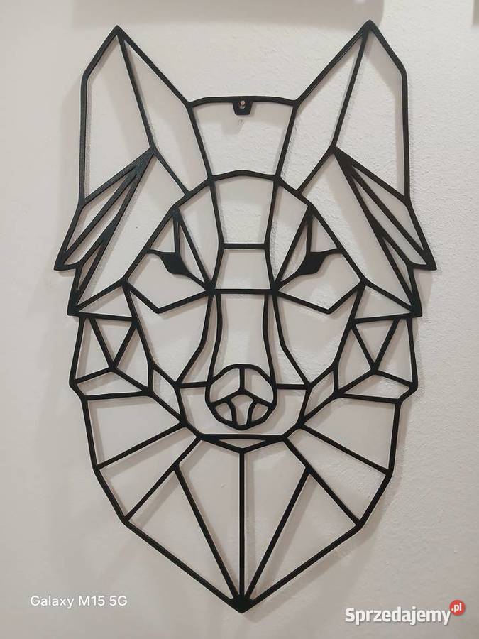 Dekoracja ścienna wilk wycinany laserowo