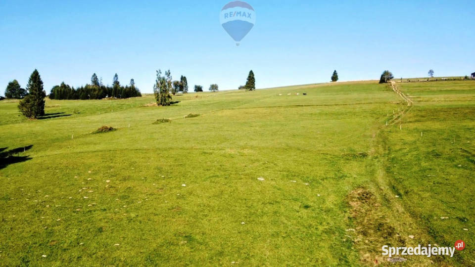 DZIAŁKA W RZEPISKACH Z WIDOKIEM NA TATRY Rzepiska