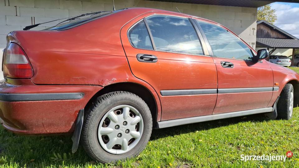 Honda Civic VI Liftback 1998r czerwony Dąbrowa Tarnowska