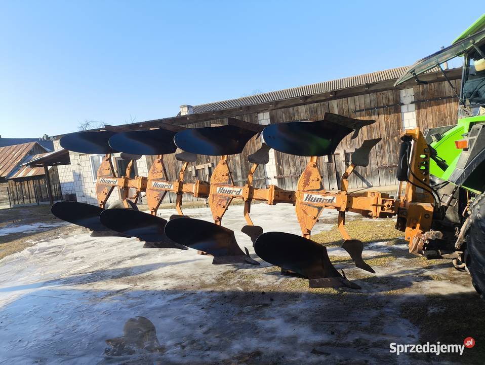 Pług huard 5 skibowy nieuszkodzony Stara Kornica