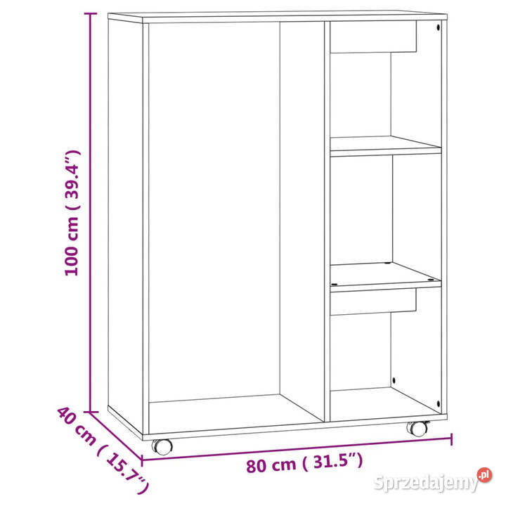 Szafka szarość betonu 80x40x110 materiał mazowieckie sprzedam