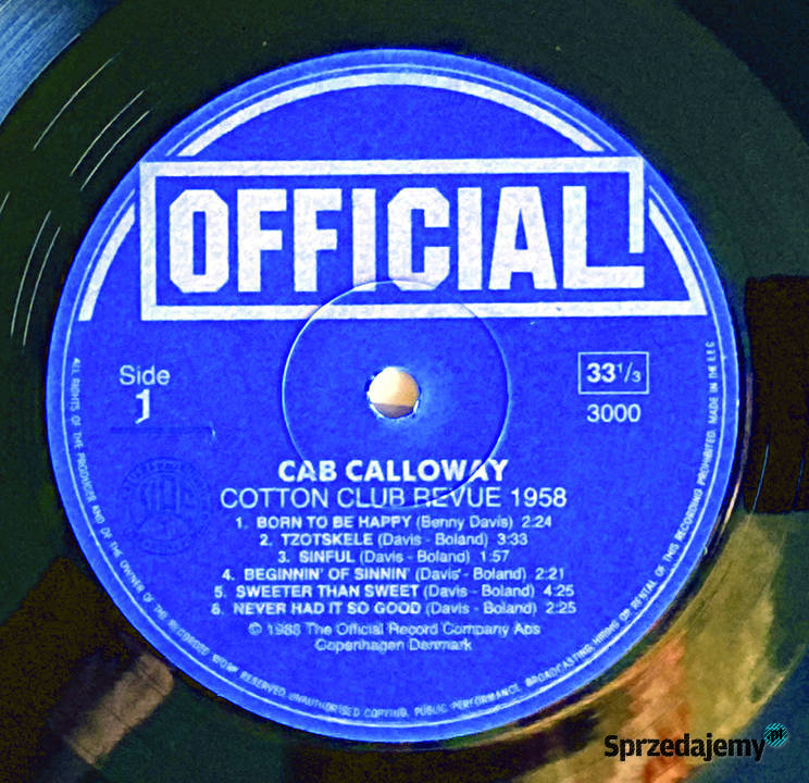 Cab Calloway Cotton Club Revue 1958 Szczecin sprzedam