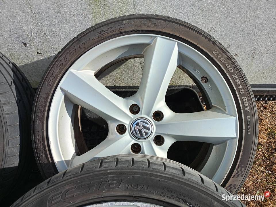 Alusy felgi VW Volkswagen 5x112 z oponami 4 Nowa Sól sprzedam