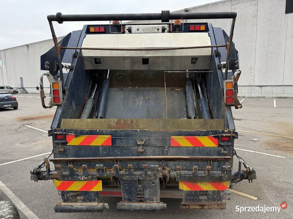 Mercedes Atego 1524 śmieciarka z wagą 14m3 NTM Nowiny