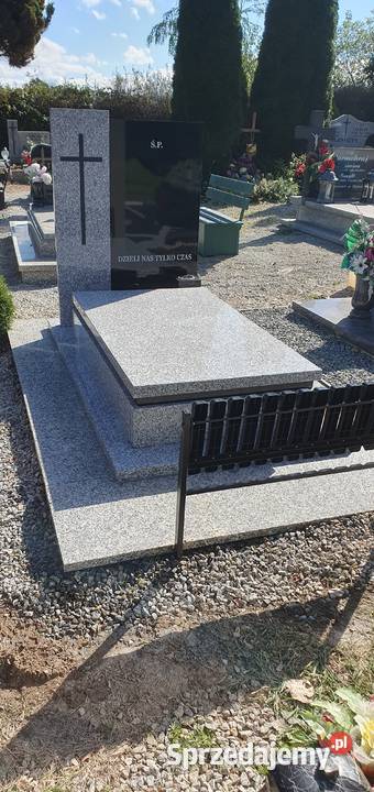 Nagrobek bianco pearl szwed z posadzką Dom i Ogród Świdnica sprzedam