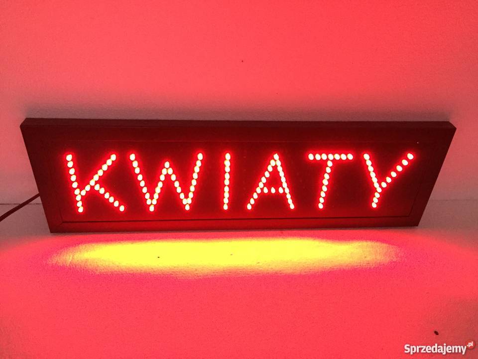 Choinki LED reklama 230V 100x25 zewnętrzna Pomiechówek