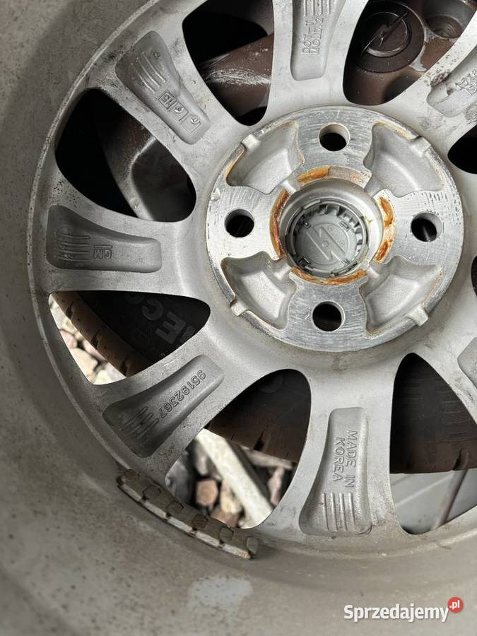 Koła Opel 185 55 15 continental śląskie Kłobuck sprzedam