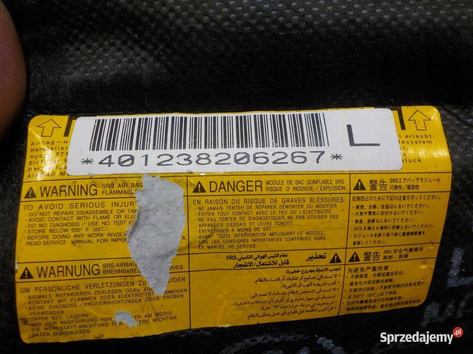 MITSUBISHI OUTLANDER II 07r AIRBAG poduszka sprzedam