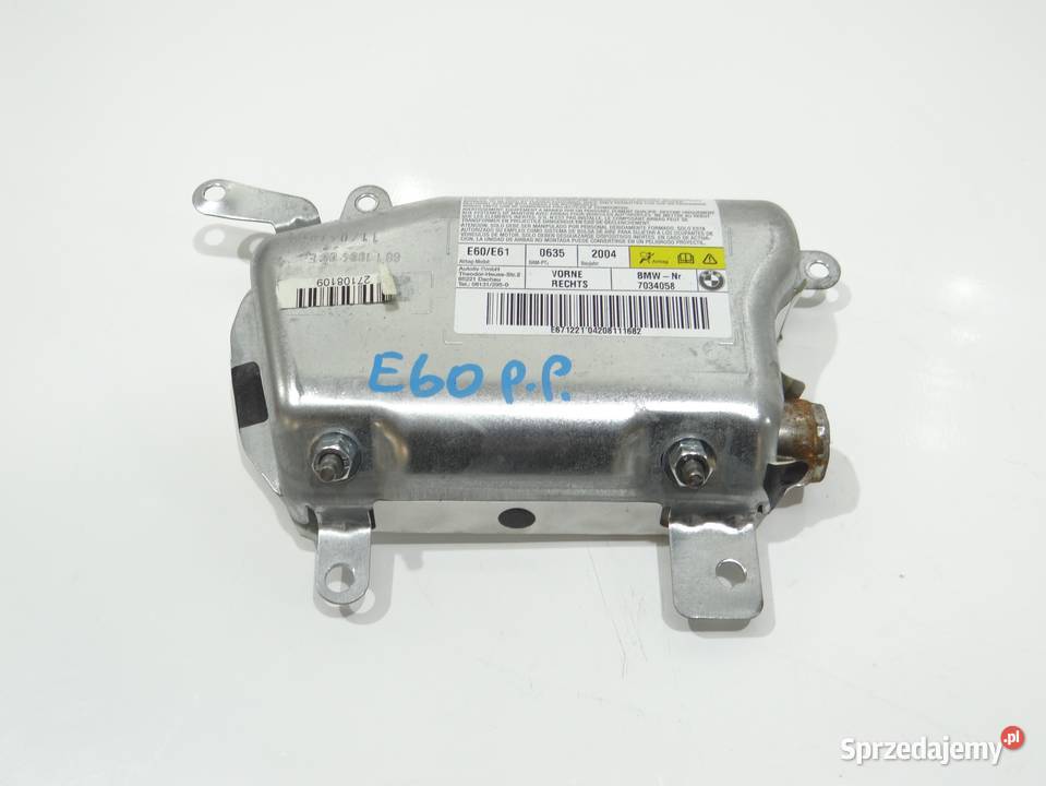 PODUSZKA POWIETRZNA DRZWI PRAWY PRZÓD BMW E60 osobowe Strzyżewice sprzedam