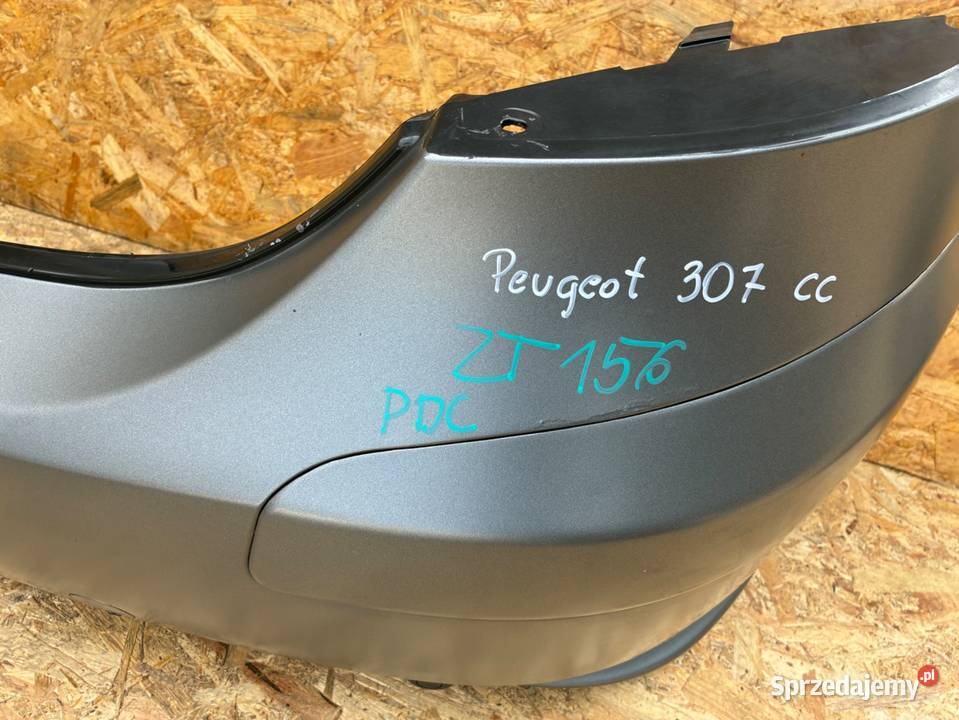 Peugeot 307 cc Cabrio ZDERZAK TYŁ TYLNI PDC Zderzaki Słowikowo