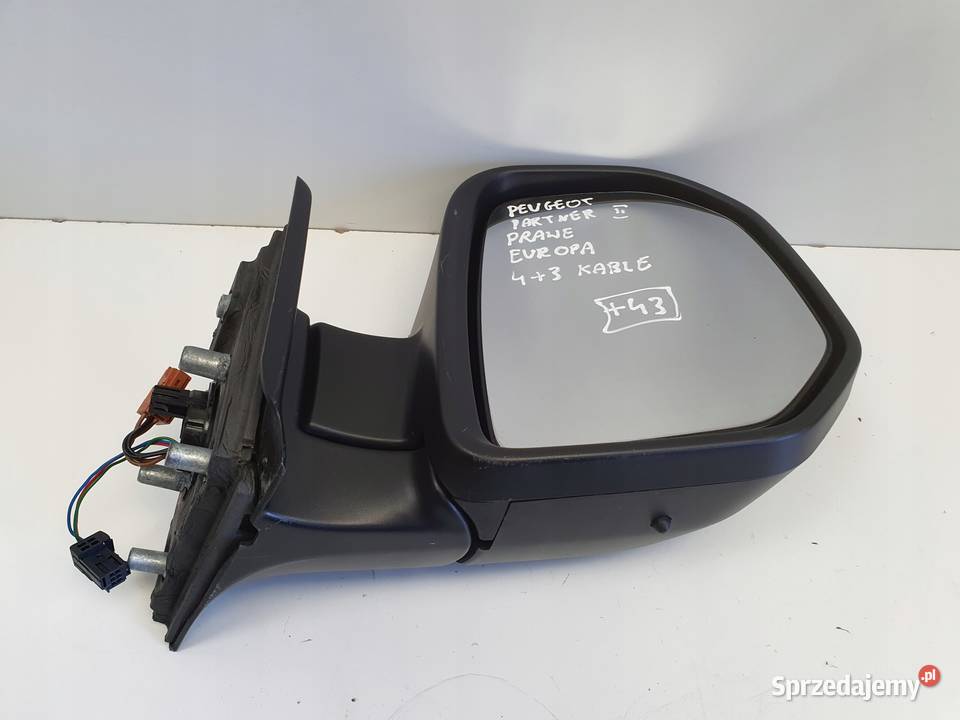 LUSTERKO Peugeot Partner II 0818 PRAWE PASAŻERA