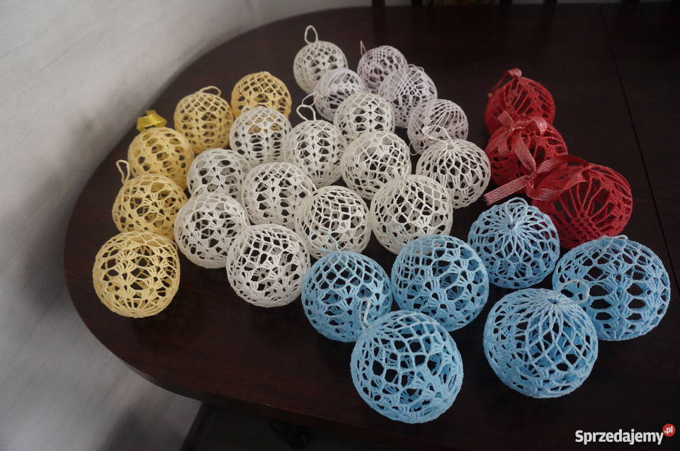 Ozdoby świąteczne szydełkowe szydełko Boże Dekoracje i ozdoby Libiszów-Kolonia