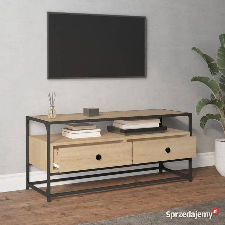 Szafka pod TV dąb sonoma 100x35x45 materiał Warszawa