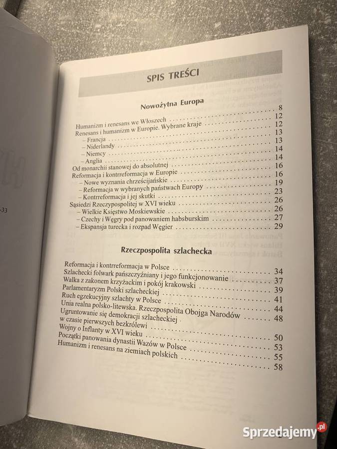 Historia ściąga wiek XVI i XVII Greg HIT podkarpackie Jasło
