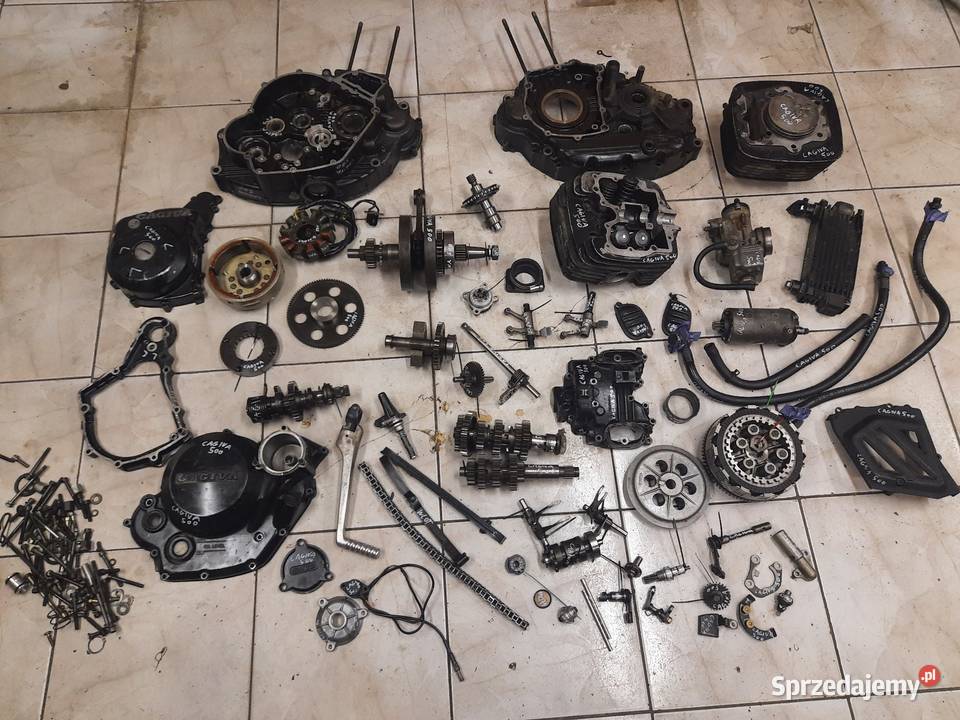 Cagiva t4 500 silnik części głowica wał skrzynia dolnośląskie Jelenia Góra