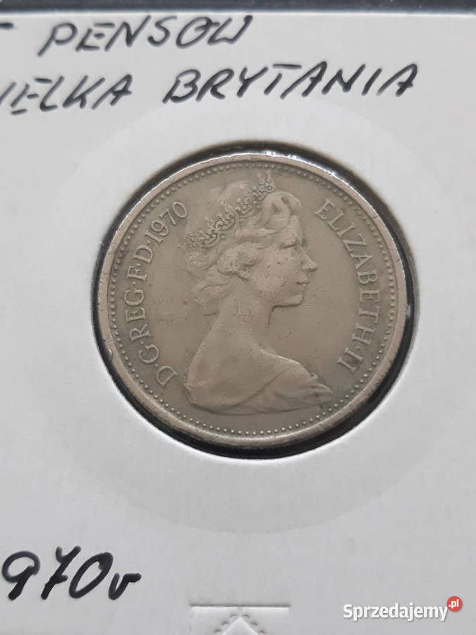 5 Pensów W Brytania 1970 r Konin
