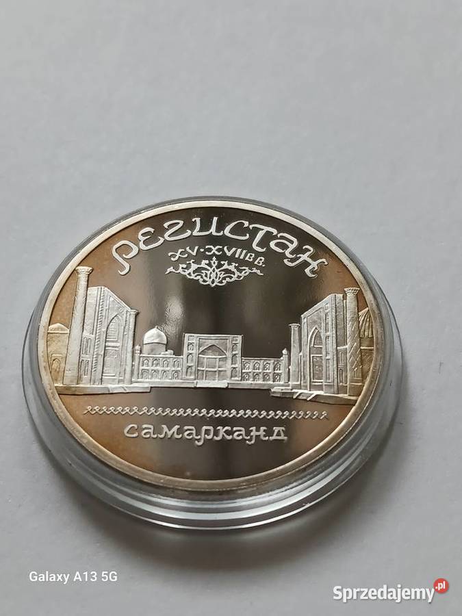 5 Rubli ZSRR Samarkanda 1989 r menniczelustrzane Konin