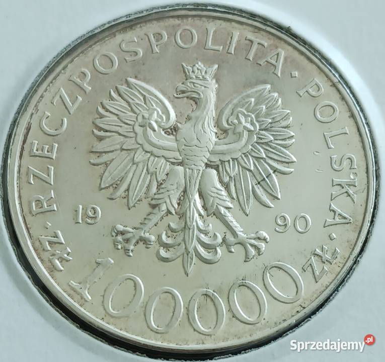 100 000 Solidarność 1990 r 4 typ A Konin