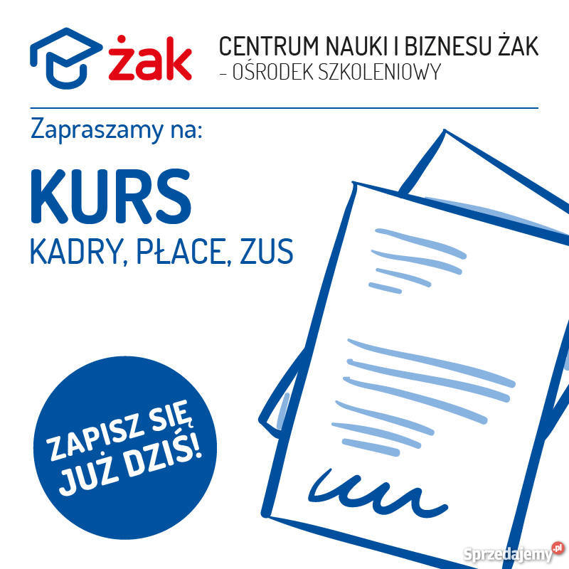 Kurs KADRY PŁACE ZUS łódzkie Sieradz