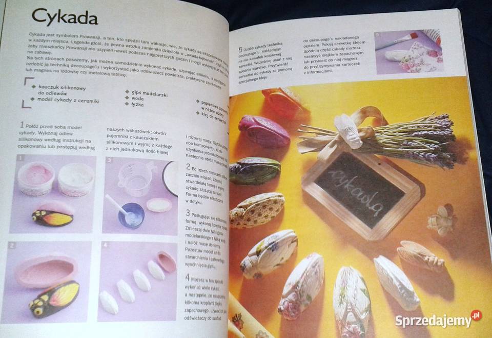 Decoupage w stylu prowansalskim Marisa Lupato Chełm