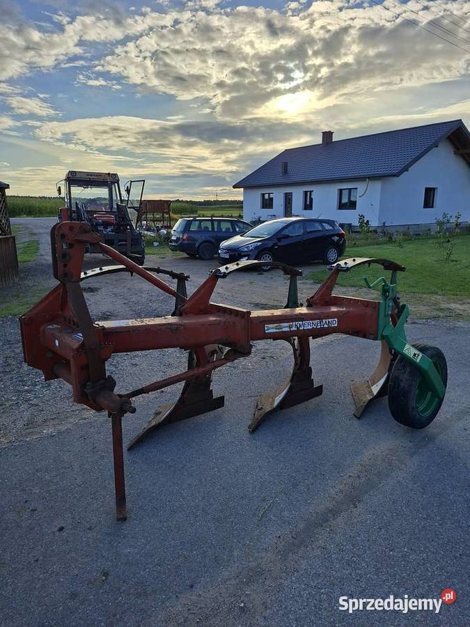 Pług Kverneland 3 skibowy 16 4 resor 16 ab 85 Rolnictwo Raczki