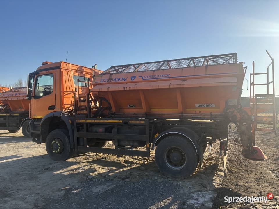Mercede Arocs 1824 4x4 2014 piaskarka solarka serwisowany w ASO Ropczyce